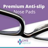 Coussinets adhésifs GMS Optical, silicone flexible, ajustement personnalisé