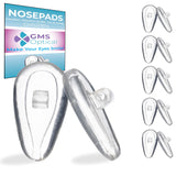 GMS Optical coussinets nasaux en silicone 11 mm ronds pour lunettes confortables