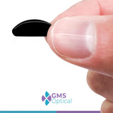 Coussinets GMS Optical en silicone doux et contourné pour ajustement agréable