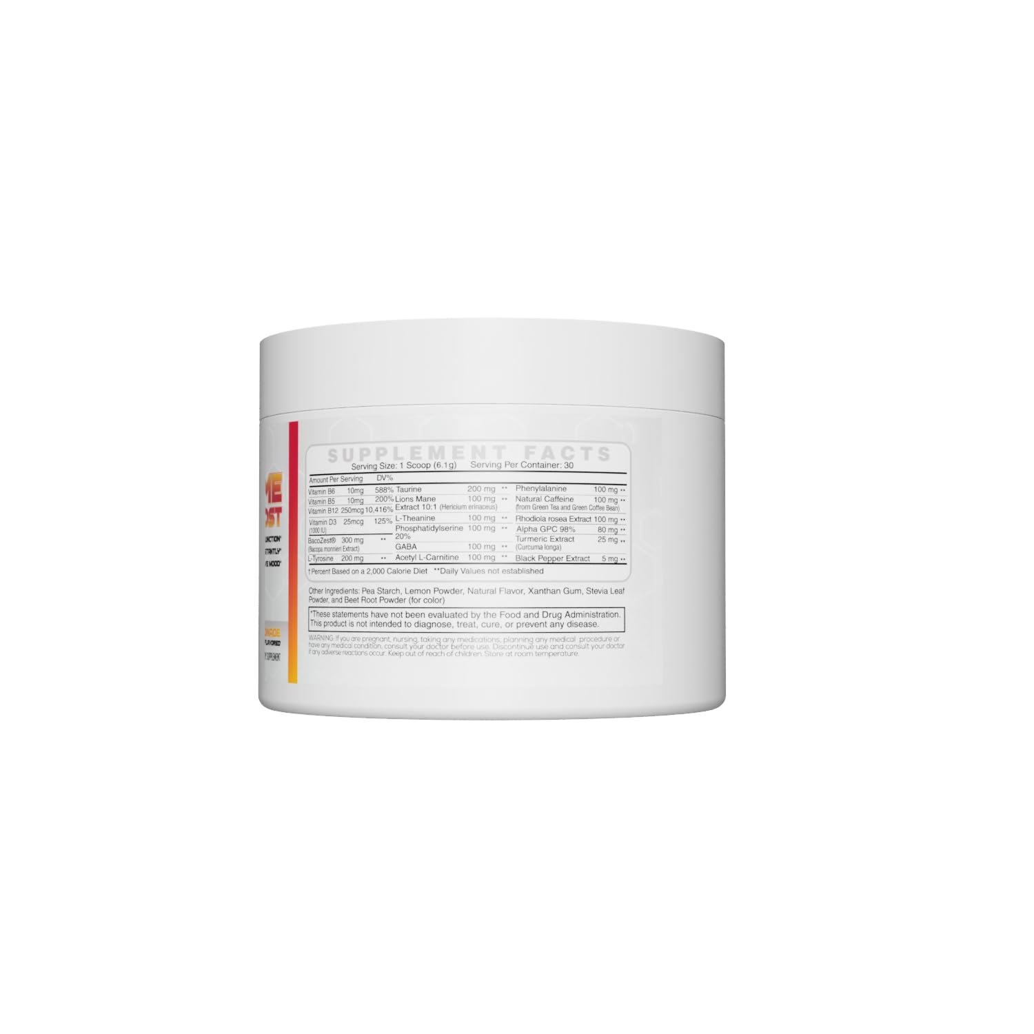 GMU SPORT Nootro-Prime – cuillère doseuse pour dosage précis matin et soir.