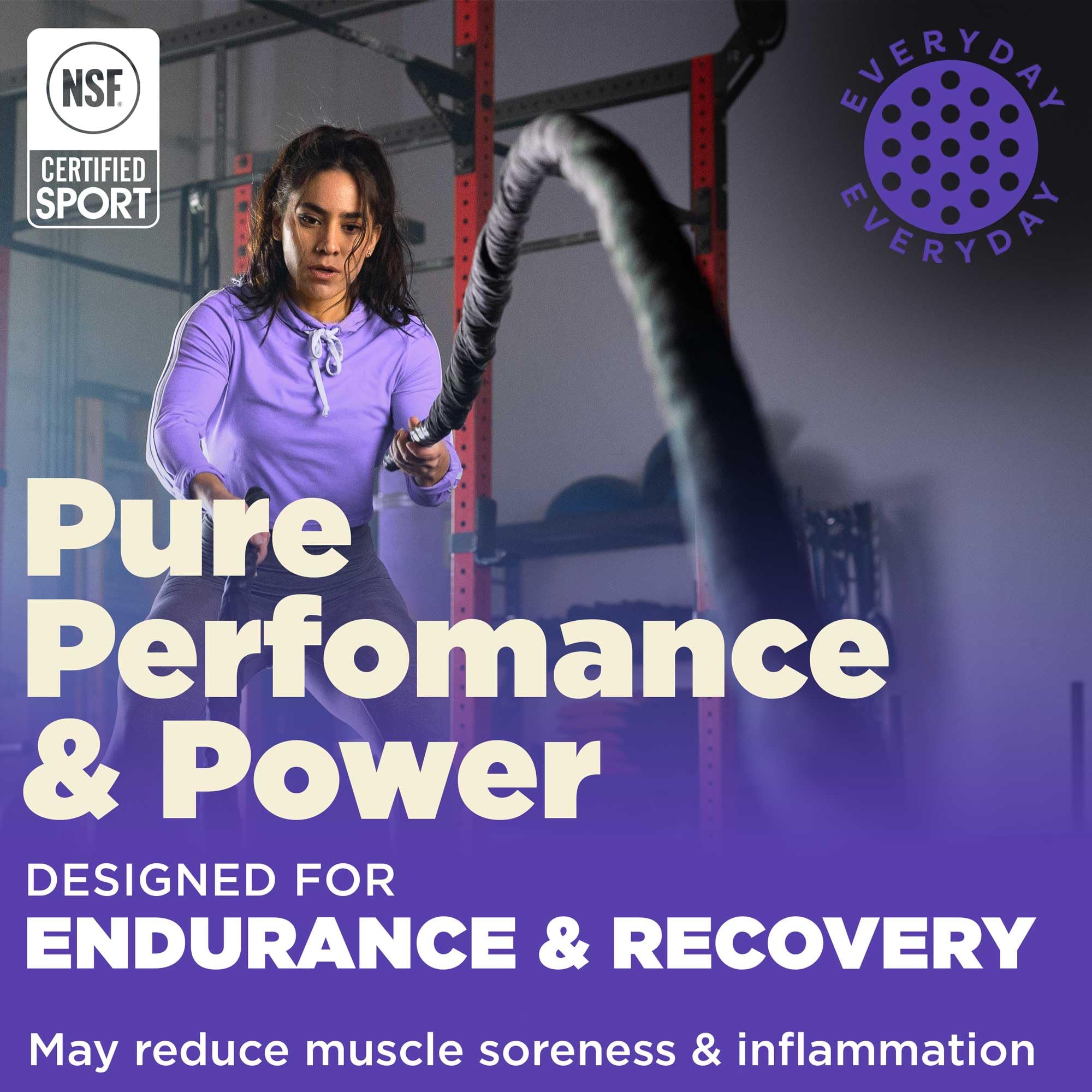 Gnarly Nutrition Créatine Creapure – doseuse prête pour mélanger avant l’entraînement.