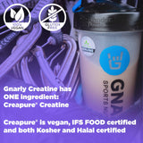 Gnarly Nutrition Créatine Creapure – mélange facile dans votre boisson préférée.