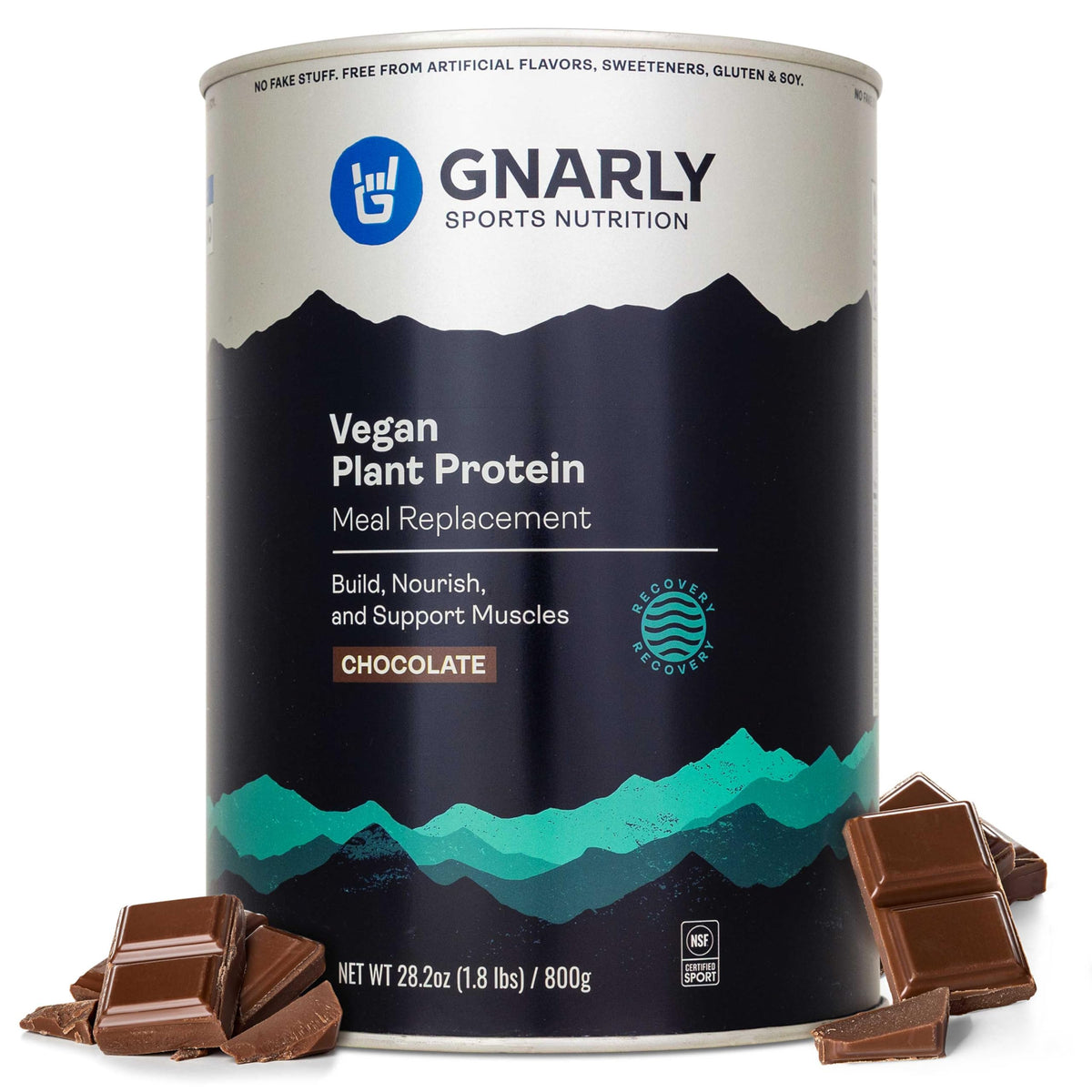 Gnarly Nutrition protéine vegan chocolat bouteille – shake pratique pour booster votre repas