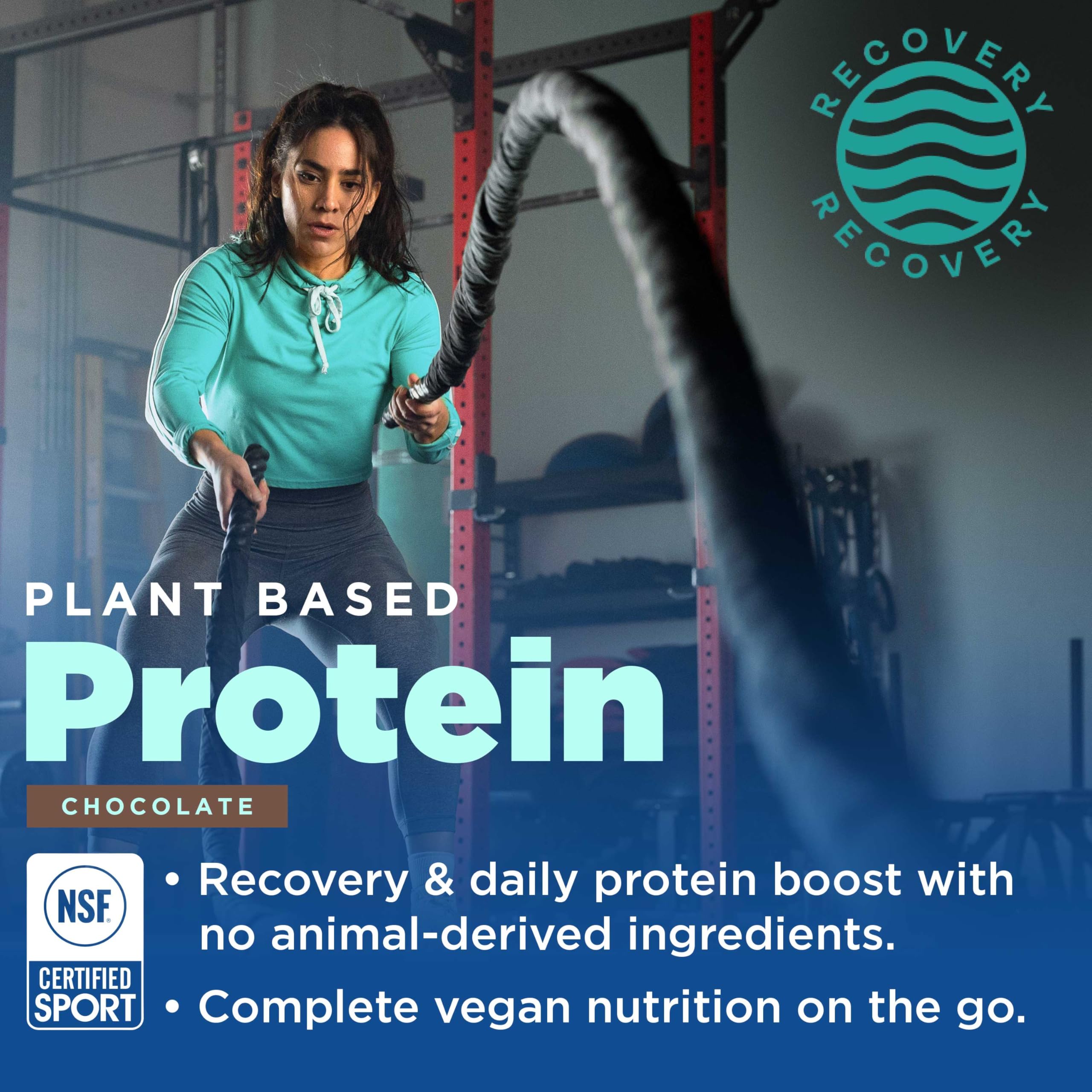Gnarly Nutrition protéine vegan chocolat mélange – shake rapide et nourrissant après l’entraînement