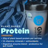 Gnarly Nutrition protéine vegan fibres saines – support digestif potentiel