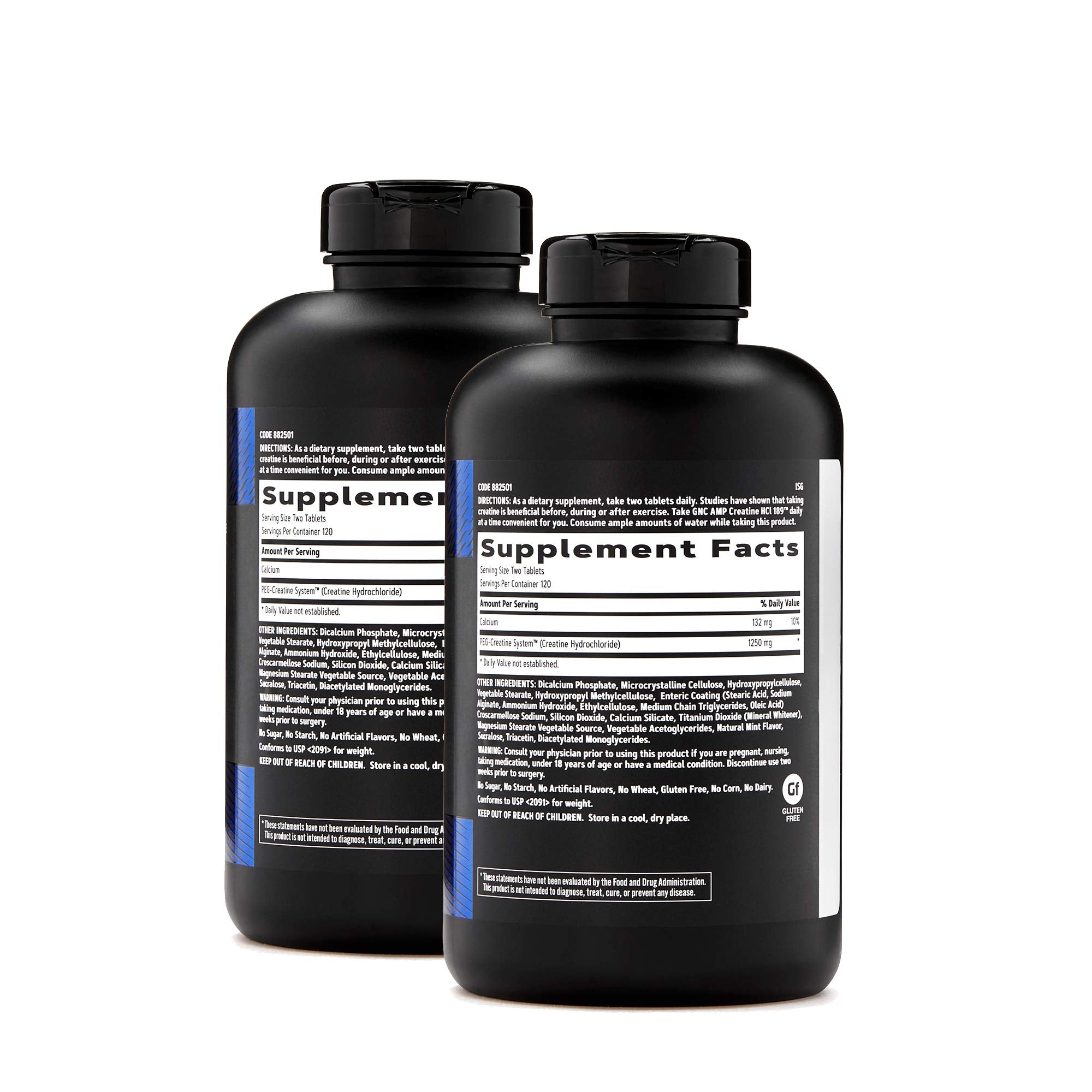 GNC AMP Créatine HCl 189, énergie pendant l'effort