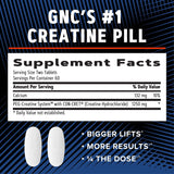 GNC AMP Creatine HCl 189 — énergie immédiate avant l'entraînement.