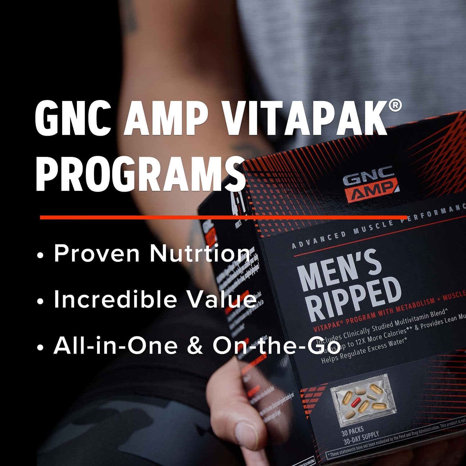 Fiche nutritionnelle du pack Vitapak, aide à comprendre les vitamines essentielles.
