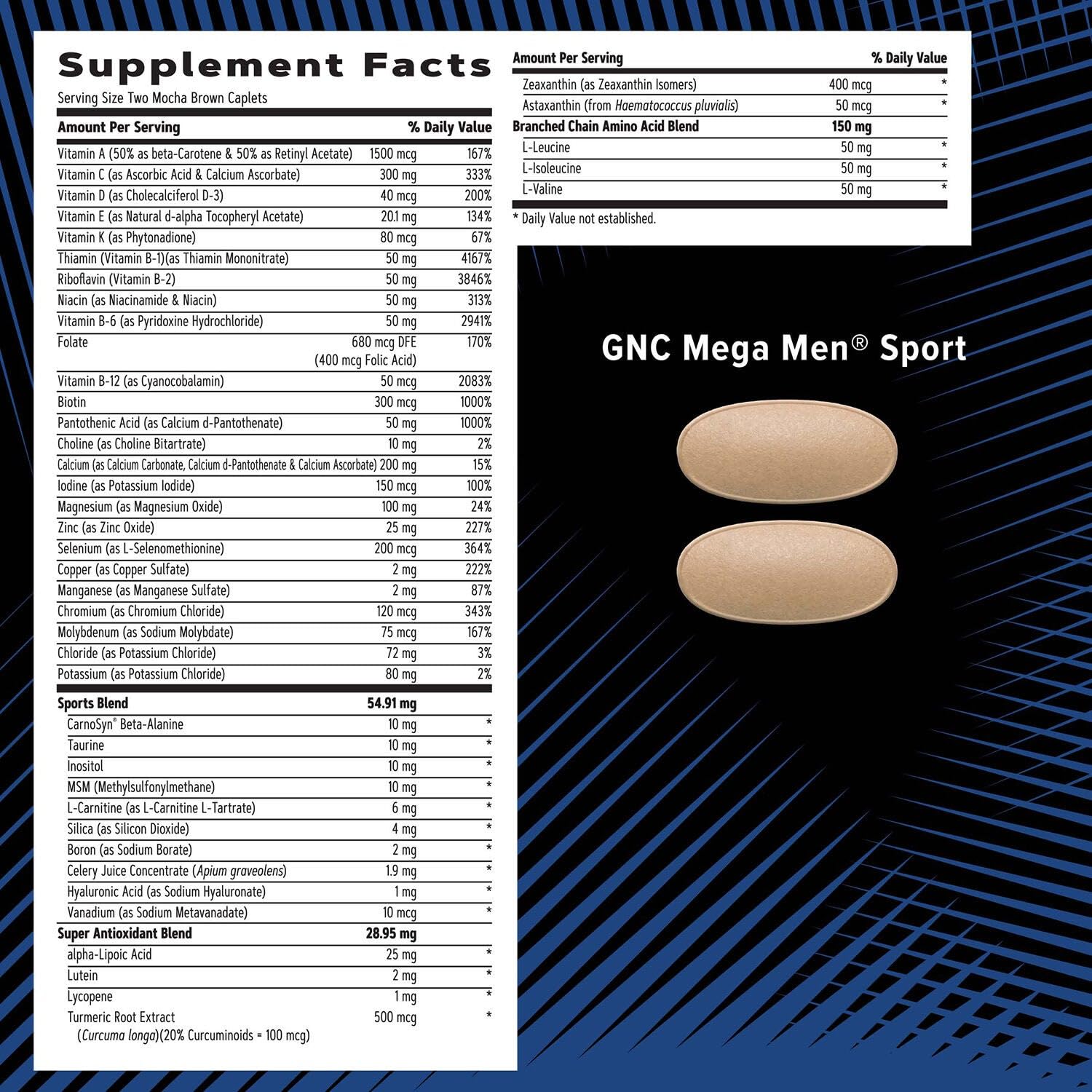 GNC AMP Hommes Force Vitapak: antioxydants cliniques pour la récupération.