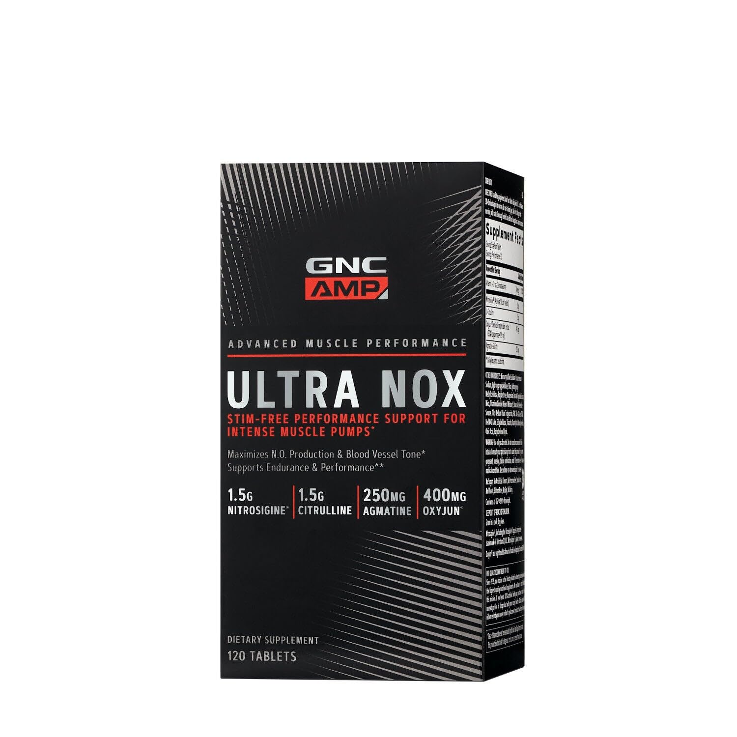 GNC AMP Ultra Nox : bouteille Endurance, soutien pour entraînements plus longs sans stimulant