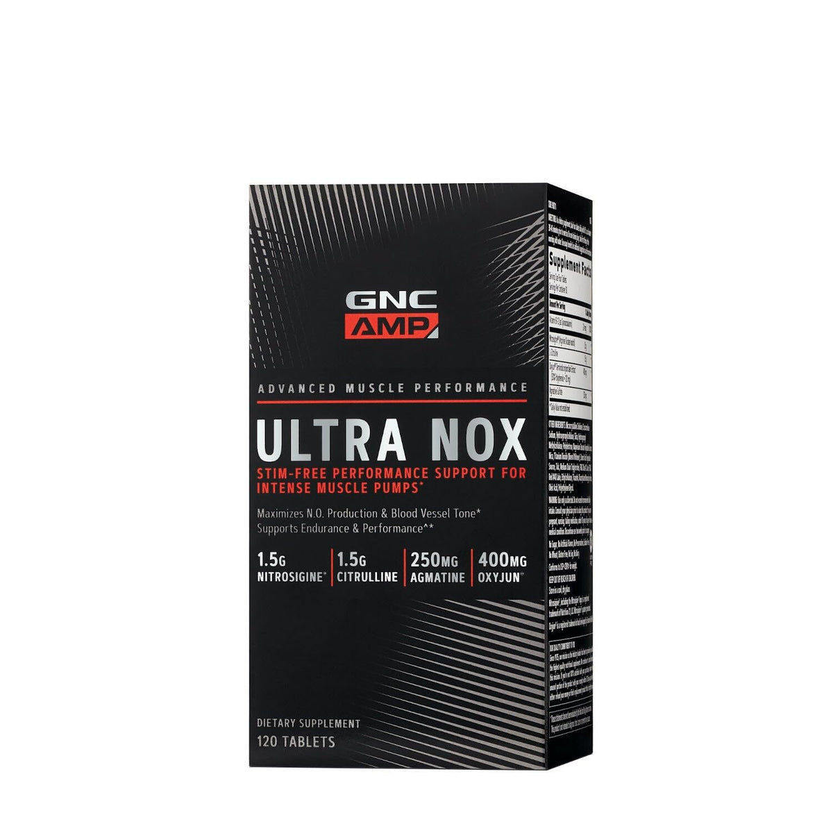 GNC AMP Ultra Nox : bouteille Endurance, soutien pour entraînements plus longs sans stimulant