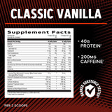 GNC AMP Wheybolic Ripped verre préparation vanille, boisson prête après séance