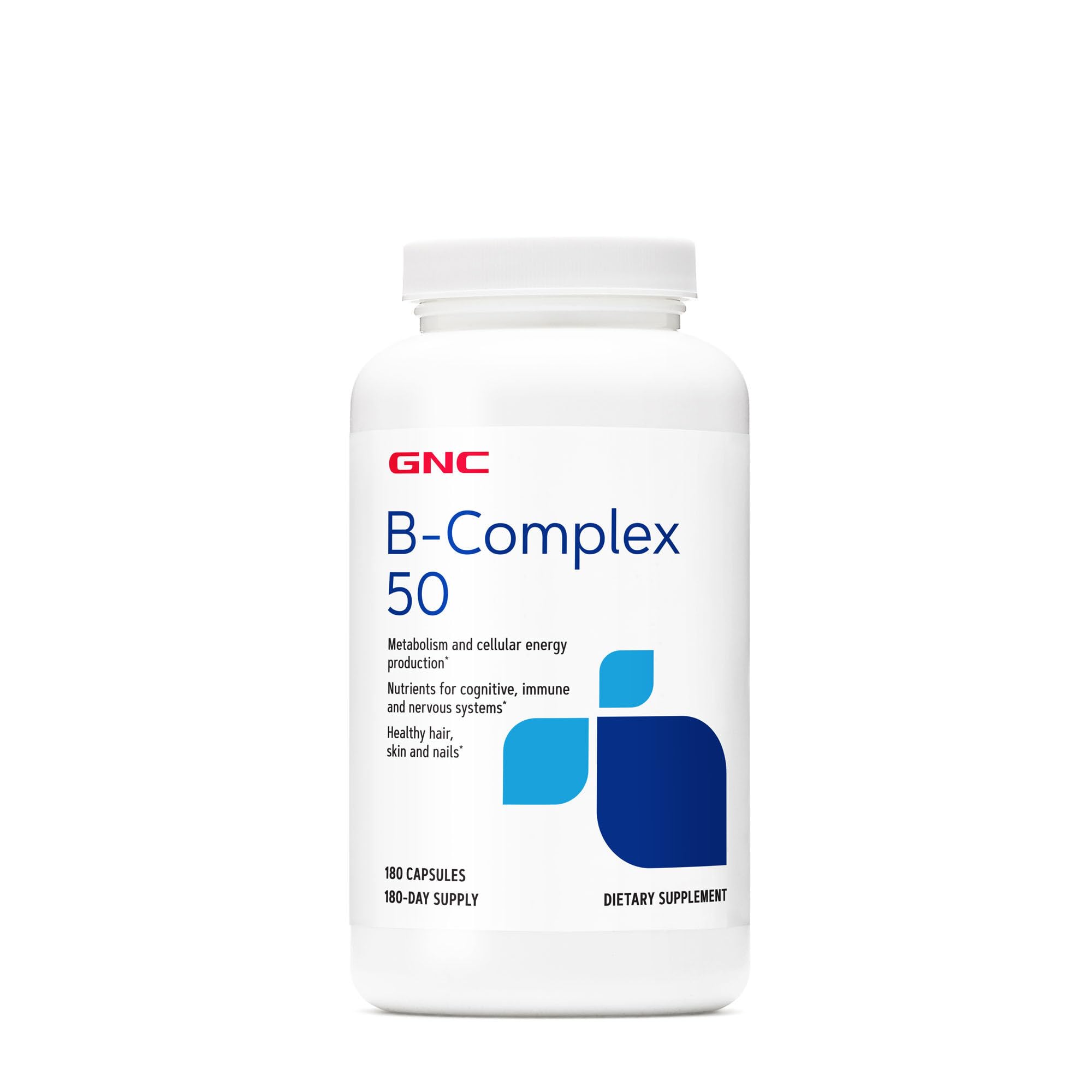 GNC B-Complex flacon—soutien potentiel à l'énergie et au métabolisme