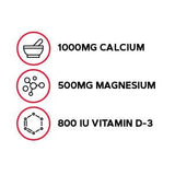 GNC Calcium Plus Magnésium Vitamine D-3 1000 mg – capsules faciles à intégrer au quotidien