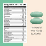 GNC Femme 50+ Multivitamines caplets: soutien à la vision et clarté visuelle