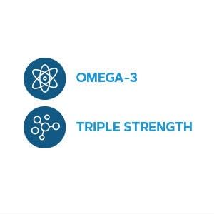 GNC Oméga-3 Triple Force – gélules faciles à avaler au quotidien