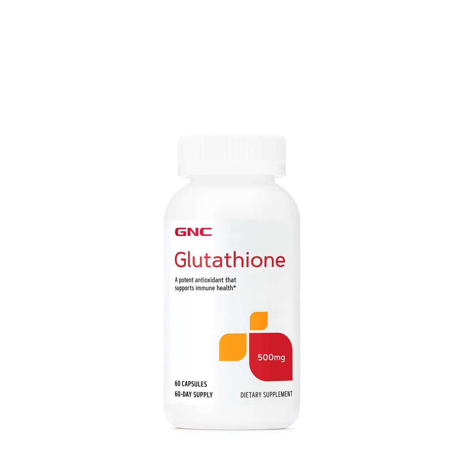 GNC Glutathione: bouteille de capsules 500 mg soutient potentiellement le système immunitaire