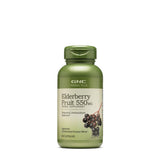 GNC Herbal Plus baie sureau noir bouteille, soutient potentiellement la défense antioxydante saisonnière