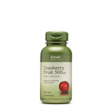 GNC Herbal Plus Cranberry 500 mg — bouteille visible, soutien potentiel à la fonction urinaire.