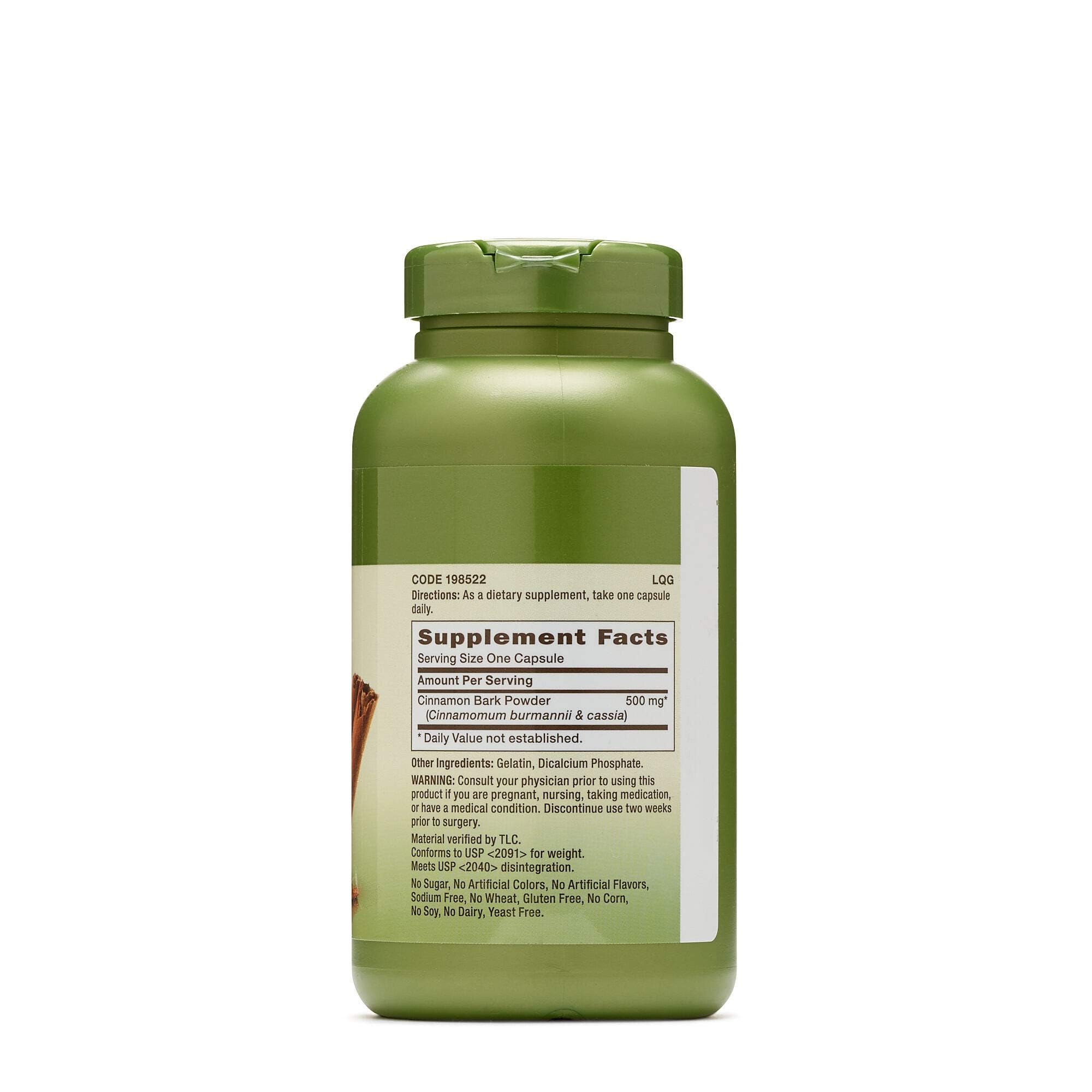 GNC Herbal Plus écorce de cannelle, posologie recommandée et routine quotidienne