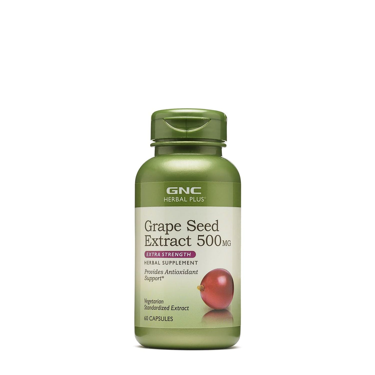 GNC Herbal Plus Extrait raisin 500 mg - bouteille ouverte, antioxydant potentiel
