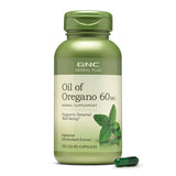 GNC Herbal Plus huile d'origan en bouteille, bien-être général potentiel