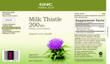 GNC Herbal Plus Milk Thistle – capsules faciles à avaler pour une utilisation quotidienne