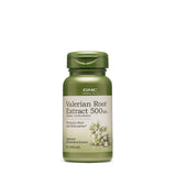 GNC Herbal Plus Valériane Extrait 500 mg — bouteille prête au repos naturel.