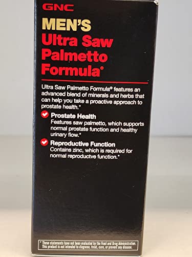 GNC Men Ultra Saw Palmetto : capsules aligne9es faciles e0 prendre