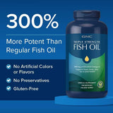 GNC Huile Poisson Triple Force – cœur et cerveau, formulation riche en oméga-3.