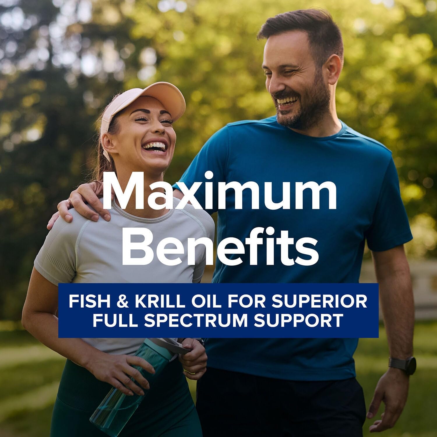 Capsules GNC Huile Poisson Triple-Force et Krill, faciles à prendre au quotidien.