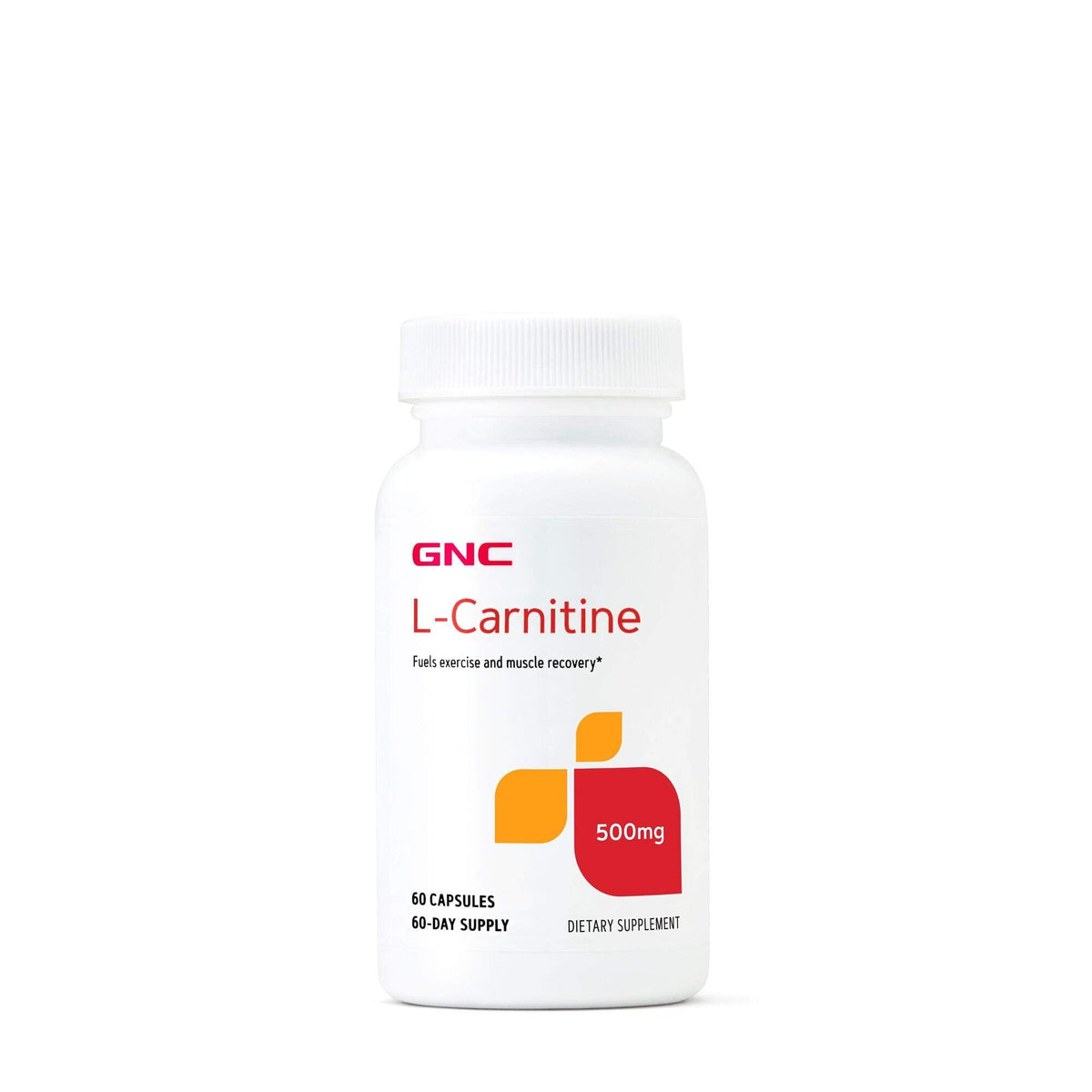 GNC L-Carnitine 500 mg – bouteille 60 capsules, soutien au métabolisme des graisses