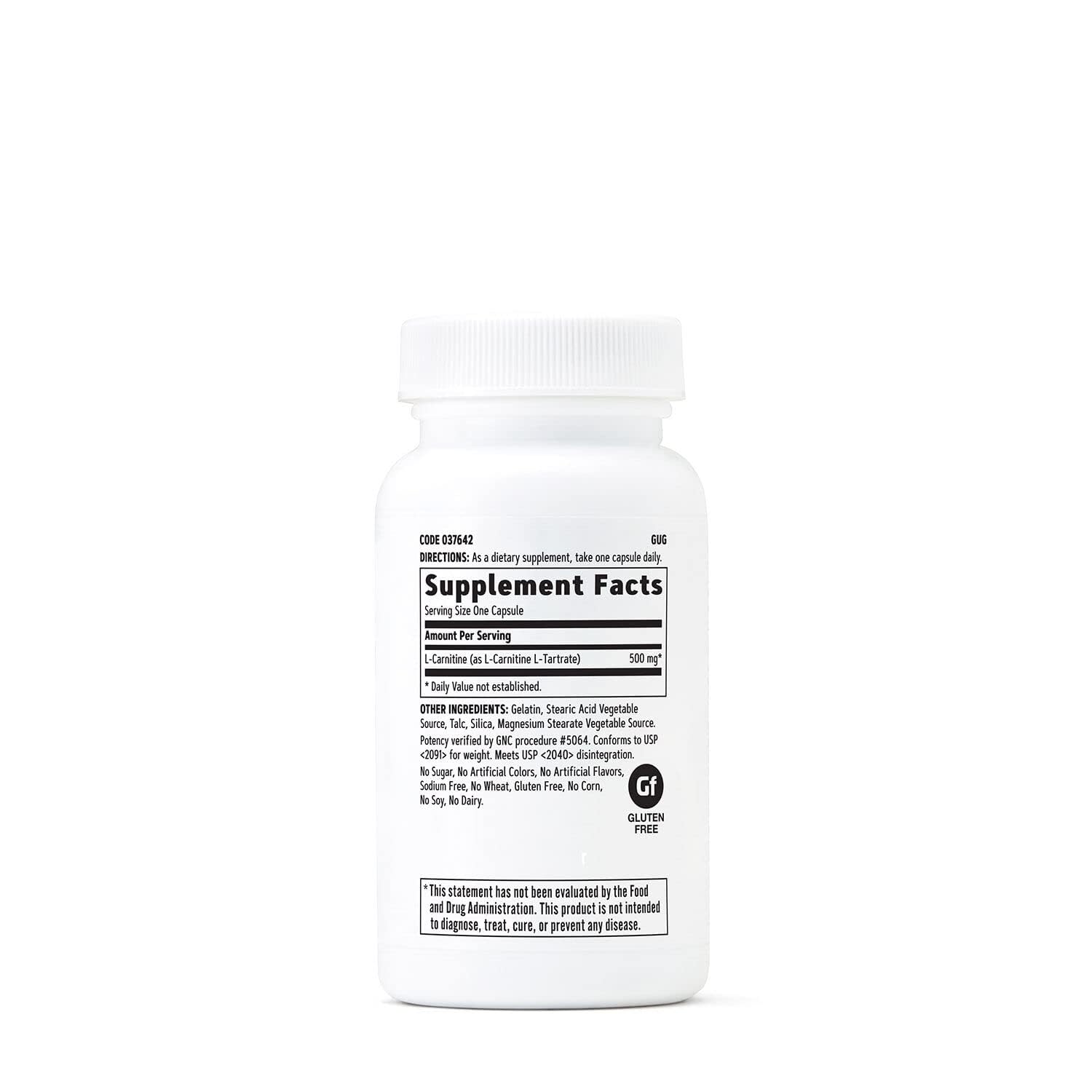 GNC L-Carnitine 500 mg – utilisation quotidienne facile pour une routine sportive