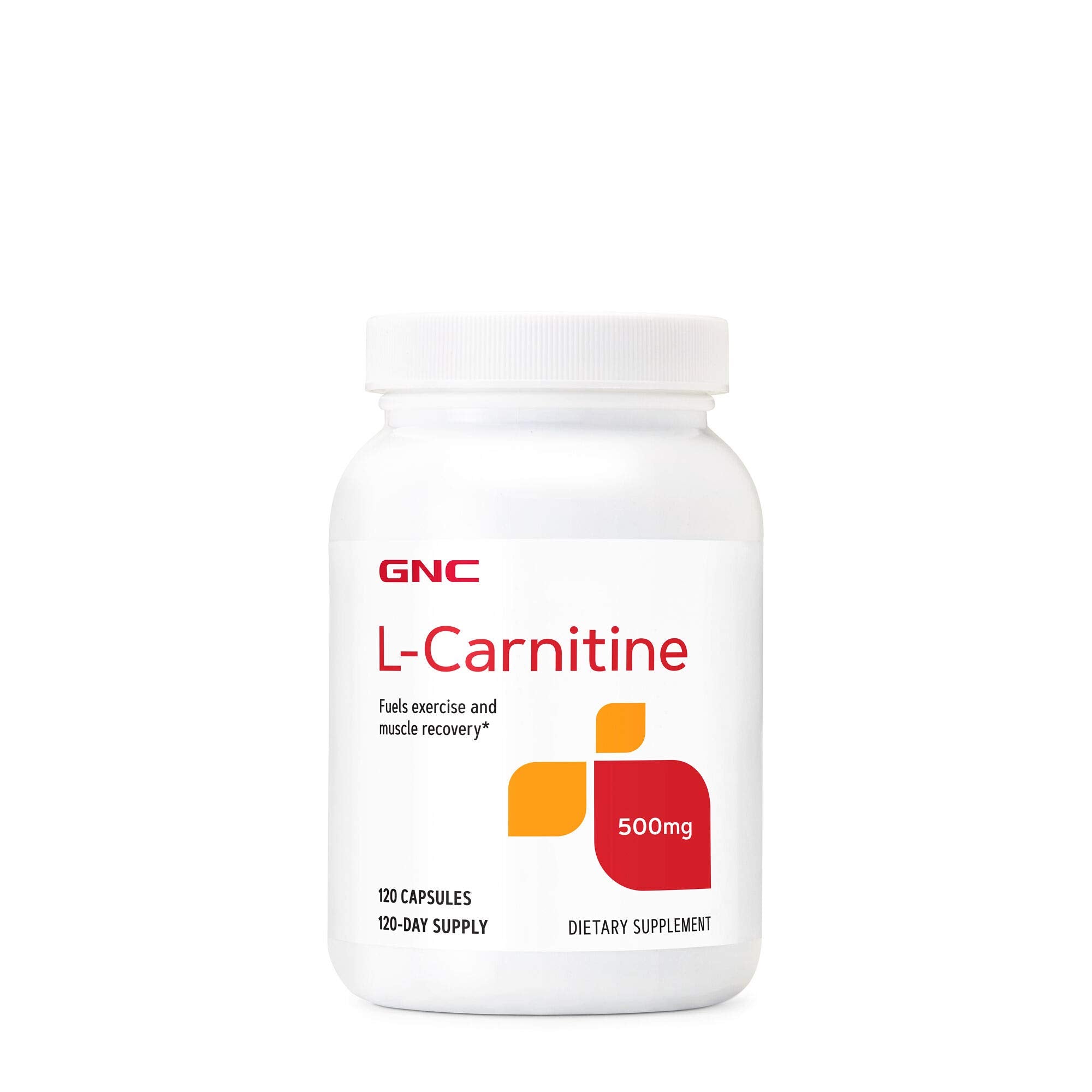 GNC L-Carnitine capsules dans l'emballage, soutien récupération musculaire