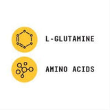 Poudre L-Glutamine GNC soutenant la formation musculaire après les séances.