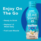 GNC Lean Shake 25, pack de 12 facile à stocker à la maison