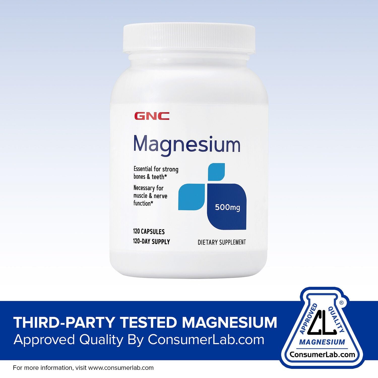 Utilisation quotidienne des gélules GNC Magnésium 500 mg dans une routine