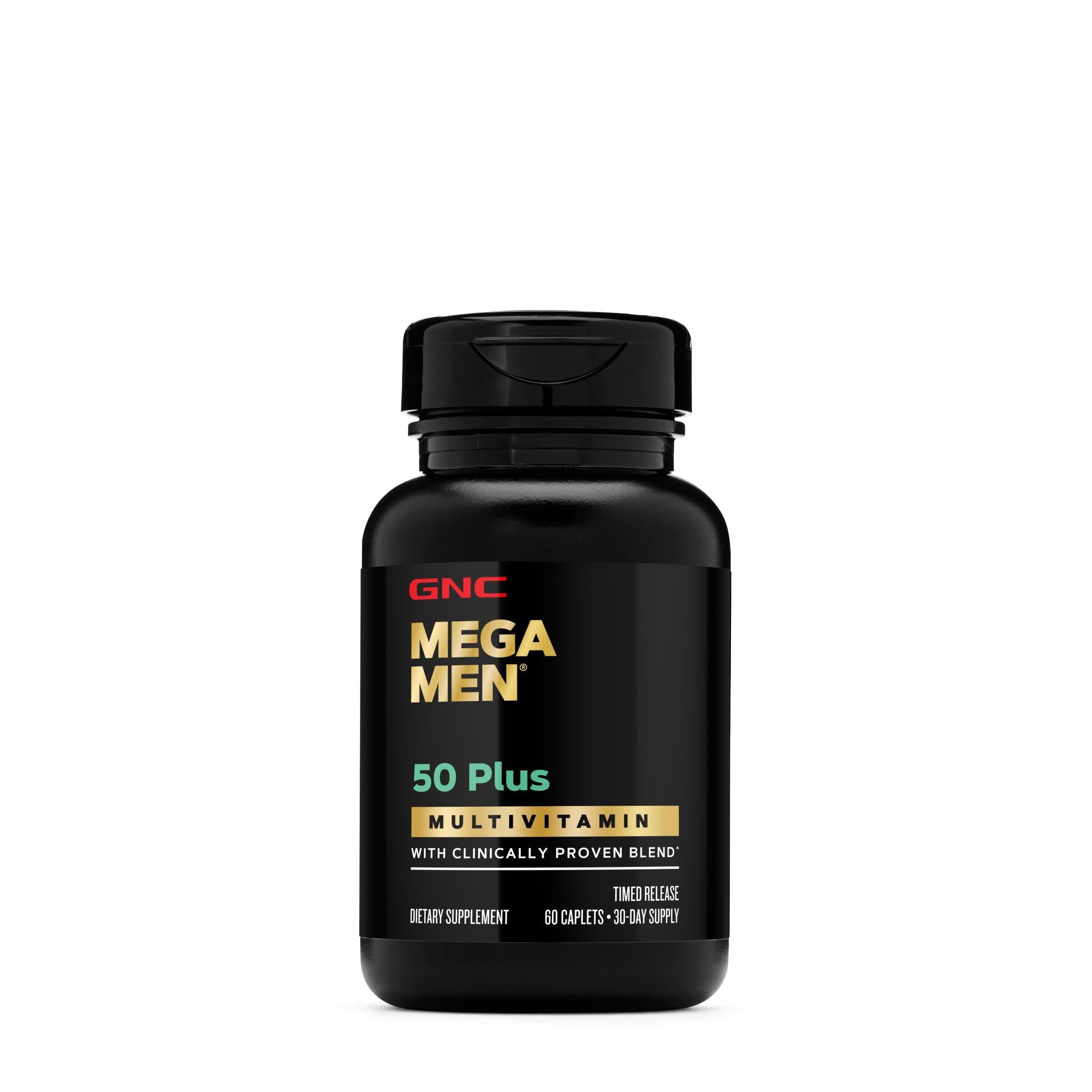 GNC Mega Men 50 Plus: soutien prostatique grâce au saw palmetto et lycopène.