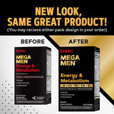 GNC Mega Men, idéal avant l’entraînement pour énergie et concentration.