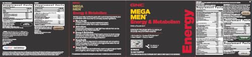 GNC Mega Men – capsules énergiques et compactes pour la concentration