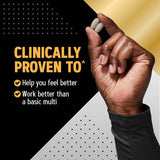 GNC Mega Men Sport, emballage sans gluten pour un régime alimentaire.