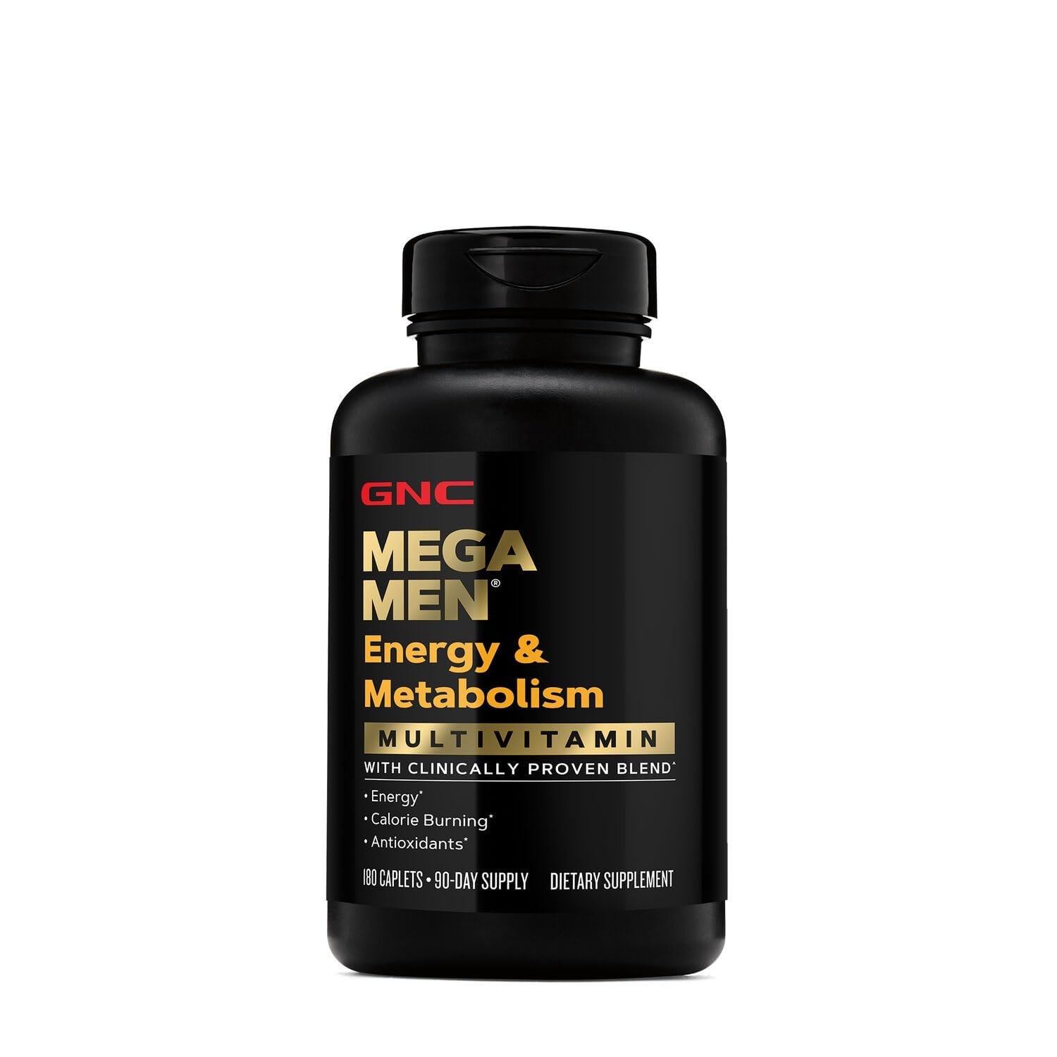 GNC Mega Men tableau composants: antioxydants pour soutenir l'effort et la récupération.