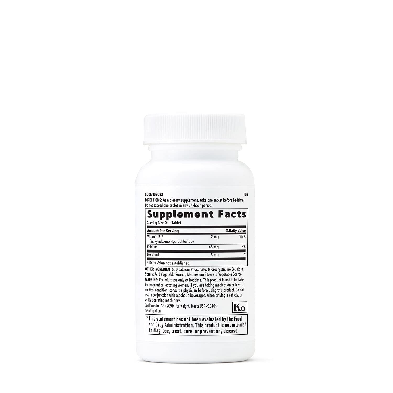 Boîte twin pack GNC Mélatonine 3 mg, pack double pratique pour la routine du soir.