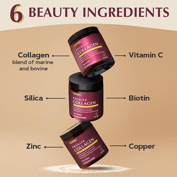 GNC Premier Collagen Poudre offre 28 portions pratiques