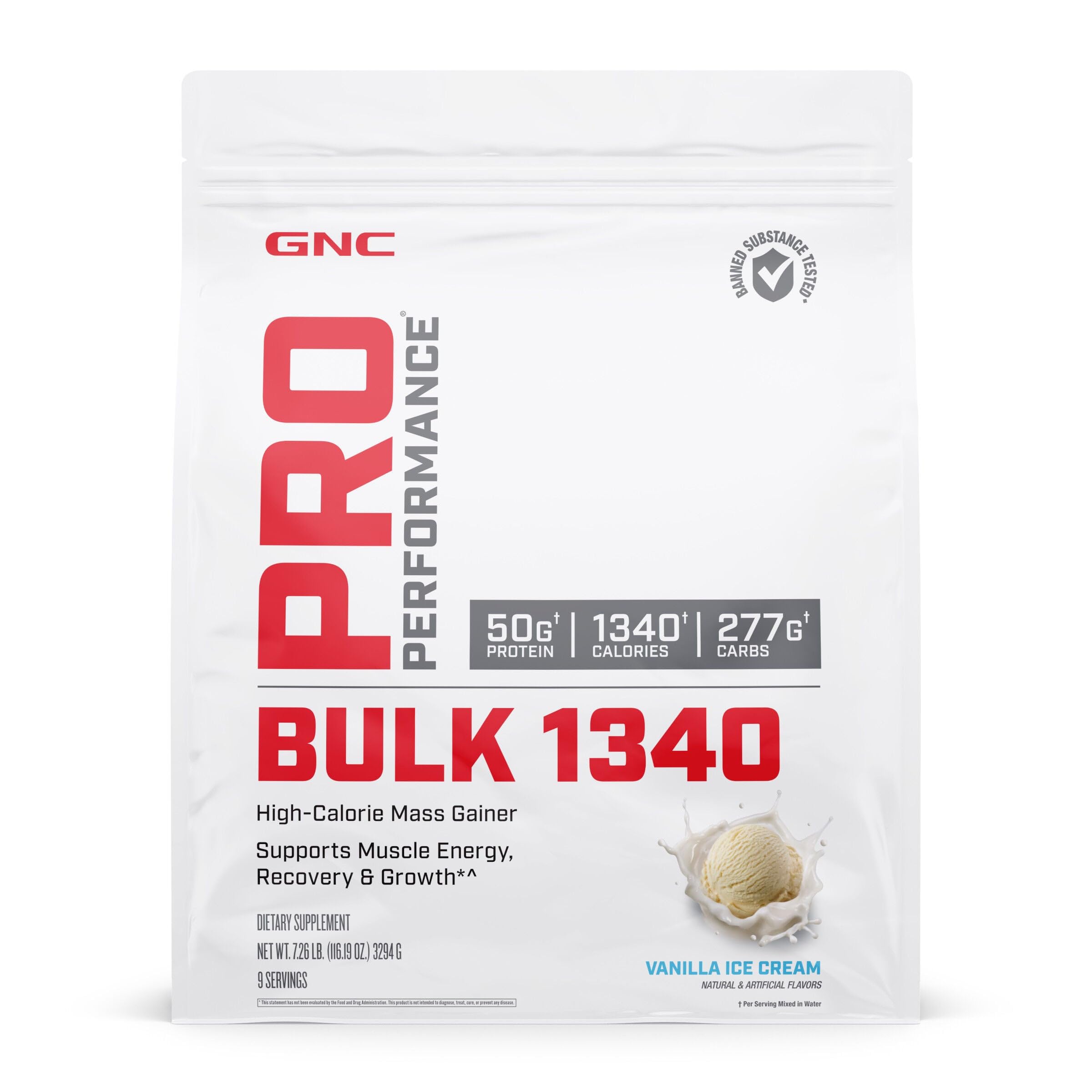 GNC Pro Performance Bulk 1340 dose cuillere: mesure précise pour apport protéique