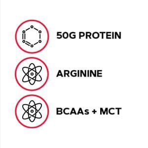 GNC Pro Performance Gain de Poids Double Chocolat: panneau nutritionnel lisible et facile à comprendre