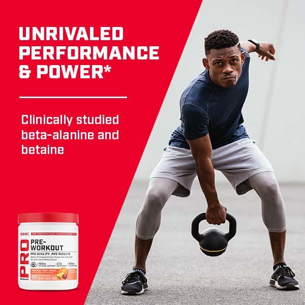 GNC Pro Performance - électrolytes pour rester actif et hydraté.