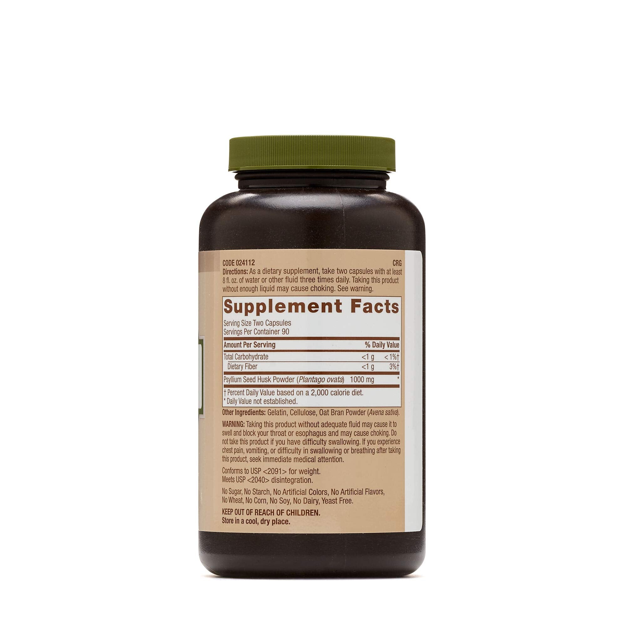 GNC psyllium gélules 180, aperçu des gélules pratiques pour la digestion