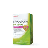 GNC Solutions Probiotiques Femmes — bouteille montrant le conditionnement, soutien digestif et immunitaire potentiel