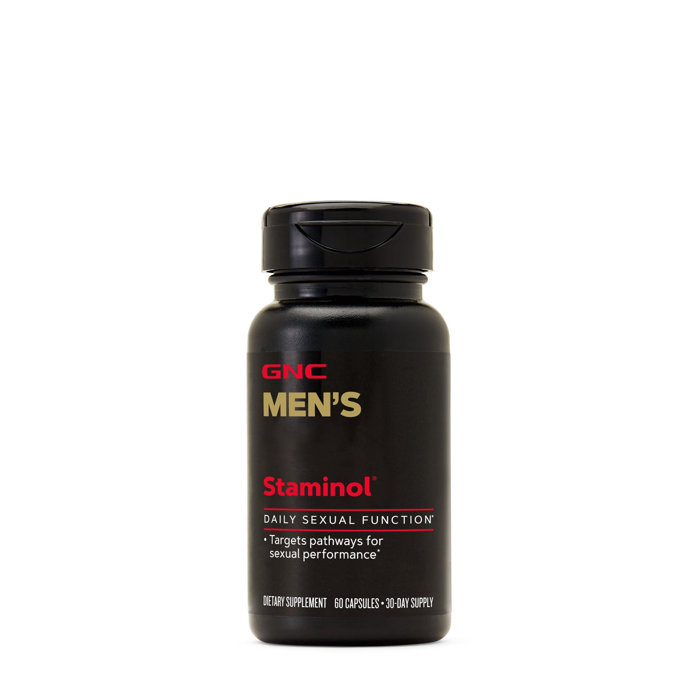 GNC Staminol Homme — emballage et nutriments clés visibles
